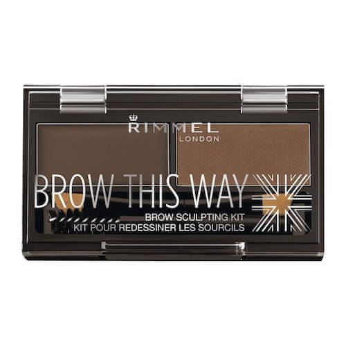 shumee Brow This Way Brow Sculpting Kit komplet za oblikovanje obrvi 003 Dark Brown 1,3 g