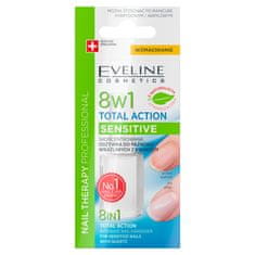 shumee Nail Therapy Professional 8in1 Sensitive Total Action krepilni balzam za nohte 12 ml