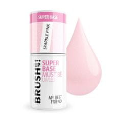 shumee Hibridna podlaga za nohte Super Base Sparkle Pink 5 g