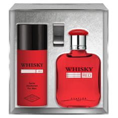 shumee Whisky Red set toaletna voda v spreju 100 ml + deodorant v spreju 150 ml + sponka za bankovce