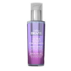 shumee Ultra Violet intenzivno vlažilni nočni serum za toniranje za blond in sive lase 100 ml