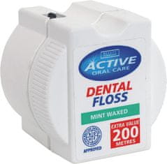 shumee Dental Floss povoščena zobna nitka Mint 200 metrov