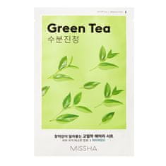 shumee Airy Fit Sheet Mask čistilna sheet maska z izvlečkom zelenega čaja Green Tea 19 ml