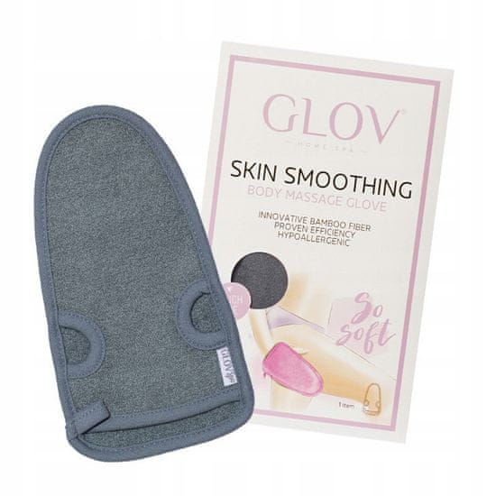 shumee Skin Smoothing Body Massage Glove Smooth Grey masažna rokavica za telo