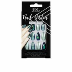 Ardell Lažni nohti Ardell Nail Addict Green Glitter Chrome (24 pcs)