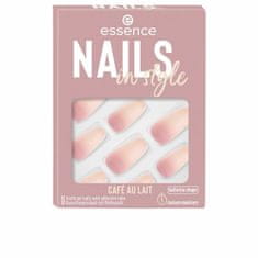 Essence Lažni nohti Essence Nails In Style Samolepilne Lahko se ponovno uporabi Nº 16 Café au lait (12 kosov)