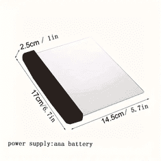 PartyBox Baterijska LED bralna lučka za tablične računalnike - večfunkcijska lučka za nočno opazovanje za nego oči