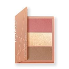 shumee Touch The Illusion Contouring Palette 3v1 paleta za oblikovanje obraza 03 Peach 3x3,5 g