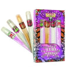 shumee Cuba Strass set Snake parfumska voda v spreju 35 ml + Tiger parfumska voda v spreju 35 ml + Zebra parfumska voda v spreju 35 ml + Heartbreaker parfumska voda v spreju 35 ml