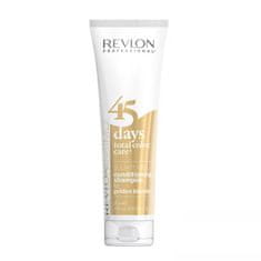 shumee Revlonissimo 45 Days Conditioning Shampoo Golden Blondes šampon in balzam za ohranjanje barve 275 ml