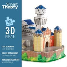 Colorbaby 3D puzzle Colorbaby New Swan Castle 95 Kosi 43,5 x 33 x 18,5 cm (6 kosov)