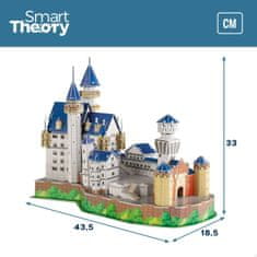 Colorbaby 3D puzzle Colorbaby New Swan Castle 95 Kosi 43,5 x 33 x 18,5 cm (6 kosov)