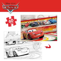 Cars Otroške puzzle Cars Dvostransko 60 Kosi 50 x 35 cm (12 kosov)