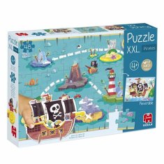 Diset Otroške puzzle Diset XXL Piratska Ladja 48 Kosi