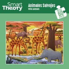 Colorbaby Otroške puzzle Colorbaby Wild Animals 60 Kosi 60 x 44 cm (6 kosov)