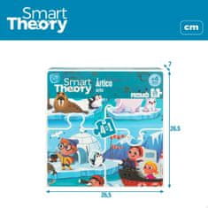 Colorbaby Otroške puzzle Colorbaby Artic 4 v 1 174 Kosi 136 x 34 cm (6 kosov)