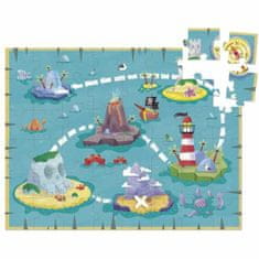 Diset Otroške puzzle Diset XXL Piratska Ladja 48 Kosi