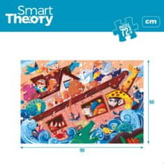 Colorbaby Sestavljanka Puzzle Colorbaby Noah's Ark 72 Kosi 90 x 60 cm (6 kosov)