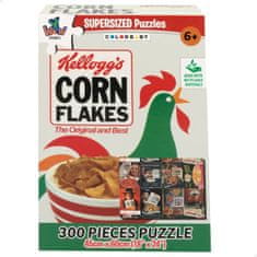 KELLOGG'S Sestavljanka Puzzle Kellogg's Corn Flakes 300 Kosi 45 x 60 cm (6 kosov)