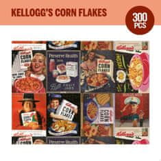 KELLOGG'S Sestavljanka Puzzle Kellogg's Corn Flakes 300 Kosi 45 x 60 cm (6 kosov)