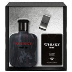 shumee Whisky Black Op set toaletna voda v spreju 100 ml + toaletna voda v pršilu 20 ml + sponka za denar