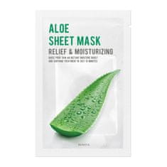 shumee Aloe Sheet Mask vlažilna in pomirjujoča sheet maska z alojo 22 ml