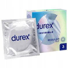 shumee Kondomi Durex Invisible za večjo intimnost, 3 kom, tanki