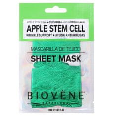 shumee Apple Stem Cell Wrinkle-Support sheet maska z matičnimi celicami jabolka in hialuronsko kislino 20 ml