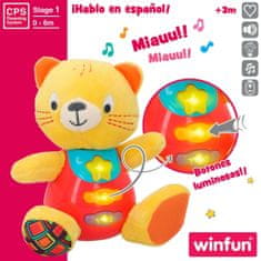 Winfun Govoreča plišasta igrača Winfun Mačka 16 x 17,5 x 10,5 cm (6 kosov)