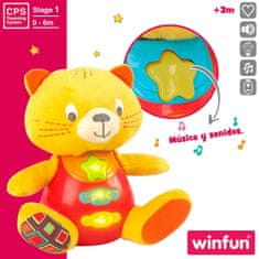 Winfun Govoreča plišasta igrača Winfun Mačka 16 x 17,5 x 10,5 cm (6 kosov)