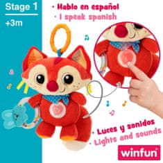 Winfun Plišasta Igrača Ropotulja Winfun Fox 13,5 x 26,5 x 7,5 cm (6 kosov)