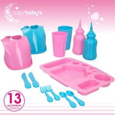 Colorbaby Dodatki za lutke Colorbaby Lutka dojenček 20 Kosi 39 x 9,5 x 21,5 cm 6 kosov