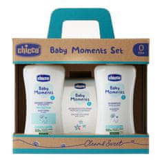 shumee Baby Moments set tekočina za kopanje 200 ml + šampon 200 ml + toaletna voda 100 ml