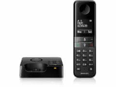 Philips BREZŽIČNI STACIONALNI TELEFON D4751B S TAJNICO