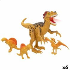 Colorbaby Komplet dinozavrov Colorbaby 4 Kosi 6 kosov 23 x 16,5 x 8 cm Dinozavri