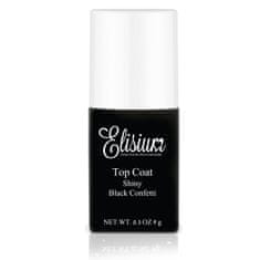 shumee Top Coat Shiny top za hibridne lake Black Confetti 9 g