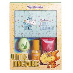 shumee Little Dinosauric Bag Set set gel za prhanje 100 ml + prhalo za telo 50 ml + kopalna bomba 70 g + kozmetična torbica