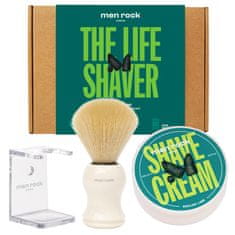 shumee The Life Shaver Sicilian Lime set krema za britje 100 ml + krtača za britje + stojalo za krtačo