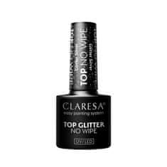 shumee Top Glitter No Wipe hibridni top z bleščečim prahom Glitter Silver 5g