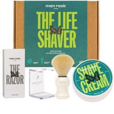 shumee The Life Shaver Sicilian Lime Set krema za britje 100 ml + krtača za britje + stojalo za krtačo + britvica + rezila britvice