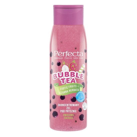 shumee Bubble Tea koncentrirani gel za tuširanje Exotic Fruits + Black Tea 400 ml