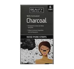 shumee Charcoal Nose Pore Strips čistilni trakovi za nos z aktivnim ogljem 6 kos.