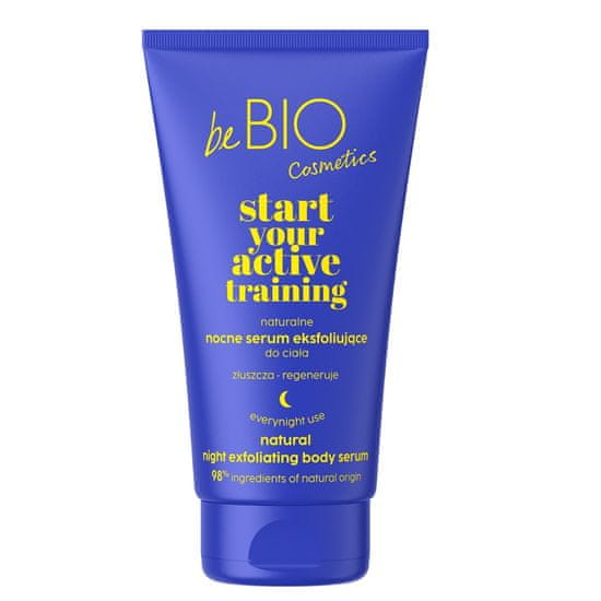 shumee Start Your Active Training naravni nočni piling serum za telo 150 ml