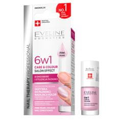 shumee Nail Therapy Professional 6v1 Care &amp; Barvni koncentrirani balzam za nohte, ki daje Pink Pearl barvo 5 ml