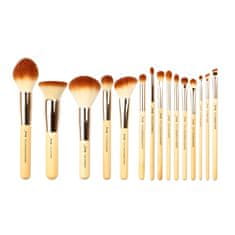 shumee Mature Peeled Bamboo Makeup Brush set bambusovih čopičev za ličenje obraza T140 15 kosov.