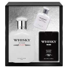 shumee Whisky Homme Sport set toaletna voda v spreju 100 ml + toaletna voda v spreju 10 ml + toaletna voda v pršilu 20 ml