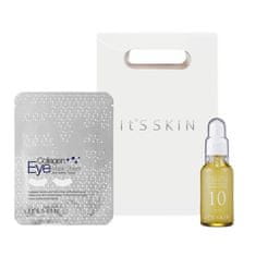 shumee Beauty Elasticity darilni set učvrstitveni serum za obraz 30ml + kolagenske blazinice 3g