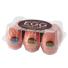 shumee Easy Beat Egg Hard Boiled Package II set 6 jajčastih masturbatorjev za enkratno uporabo