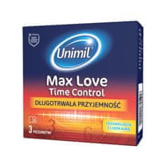 shumee Max Love Time Control navlaženi kondomi iz lateksa 3 kosi