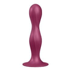 shumee Dvojni Ball-R dildo z geisha kroglicami Red